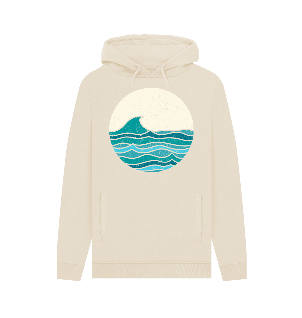 Oat Printed Hoody Front