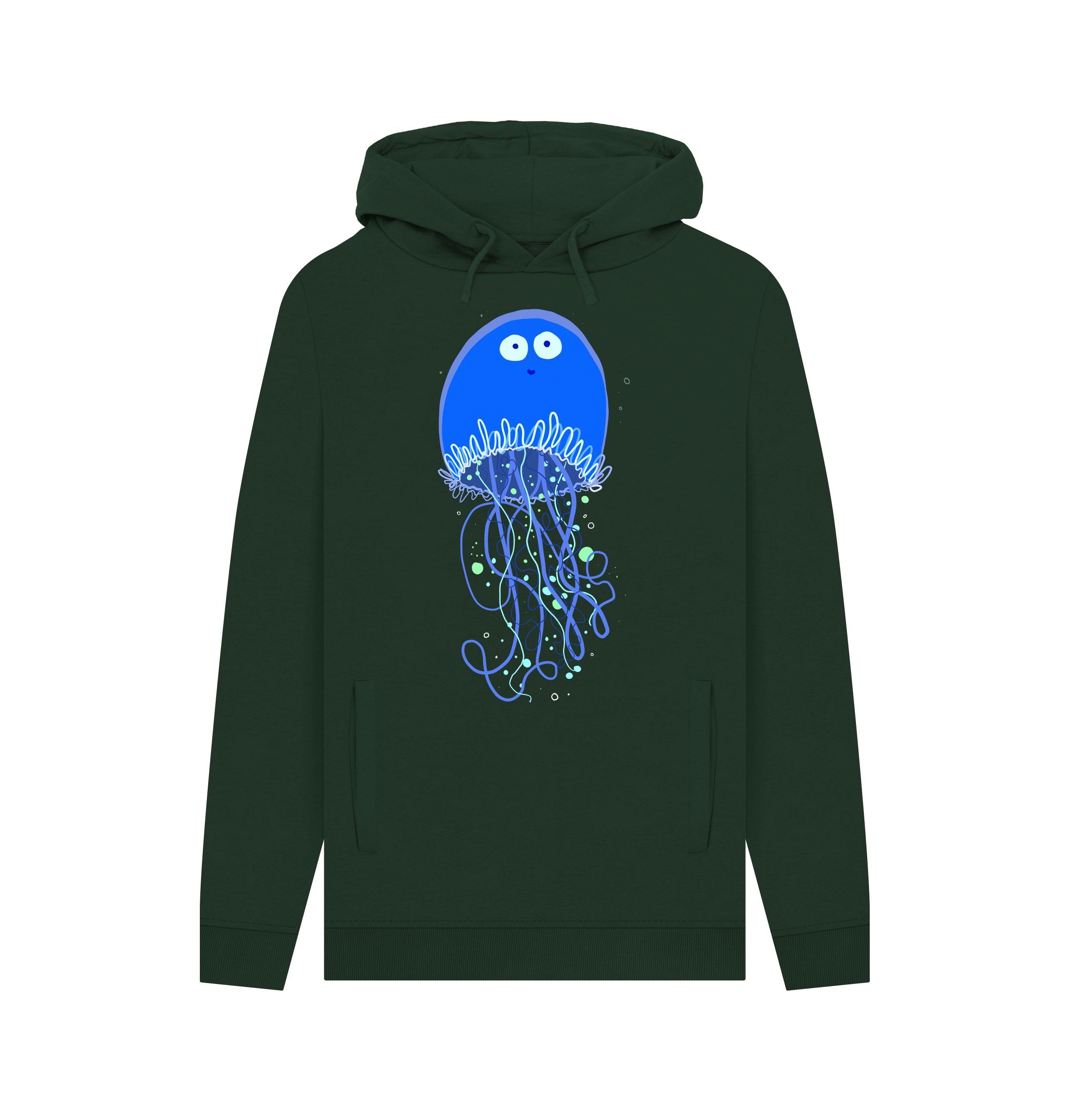 Evergreen Printed Hoody Front