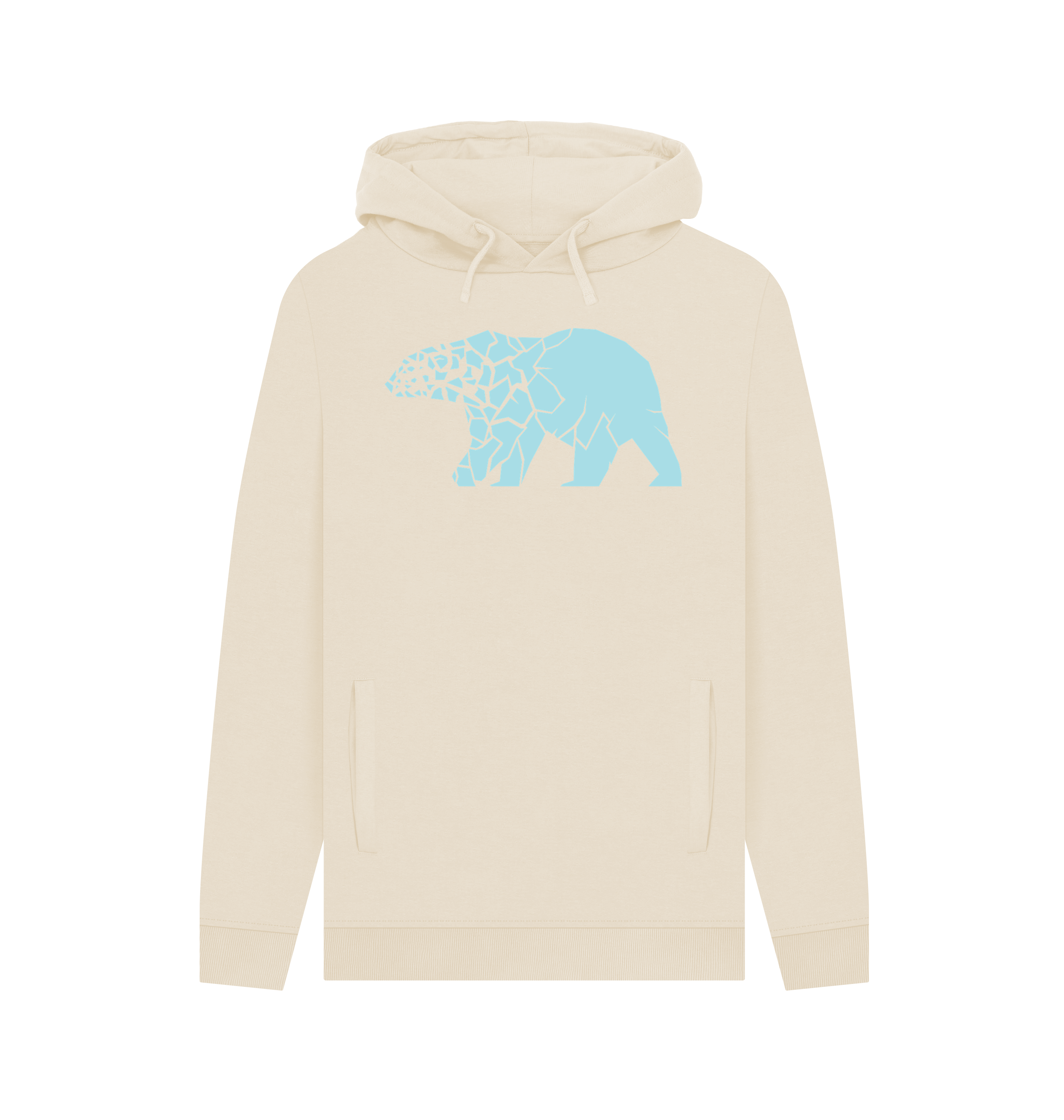 Oat Printed Hoody Front