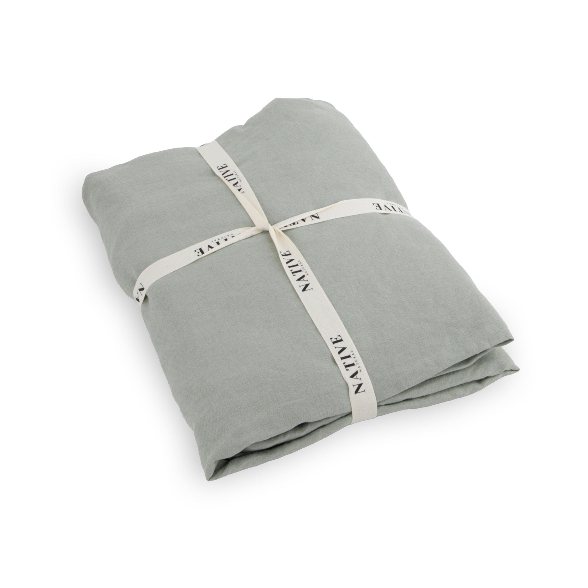 Stone 100% Linen Duvet Set