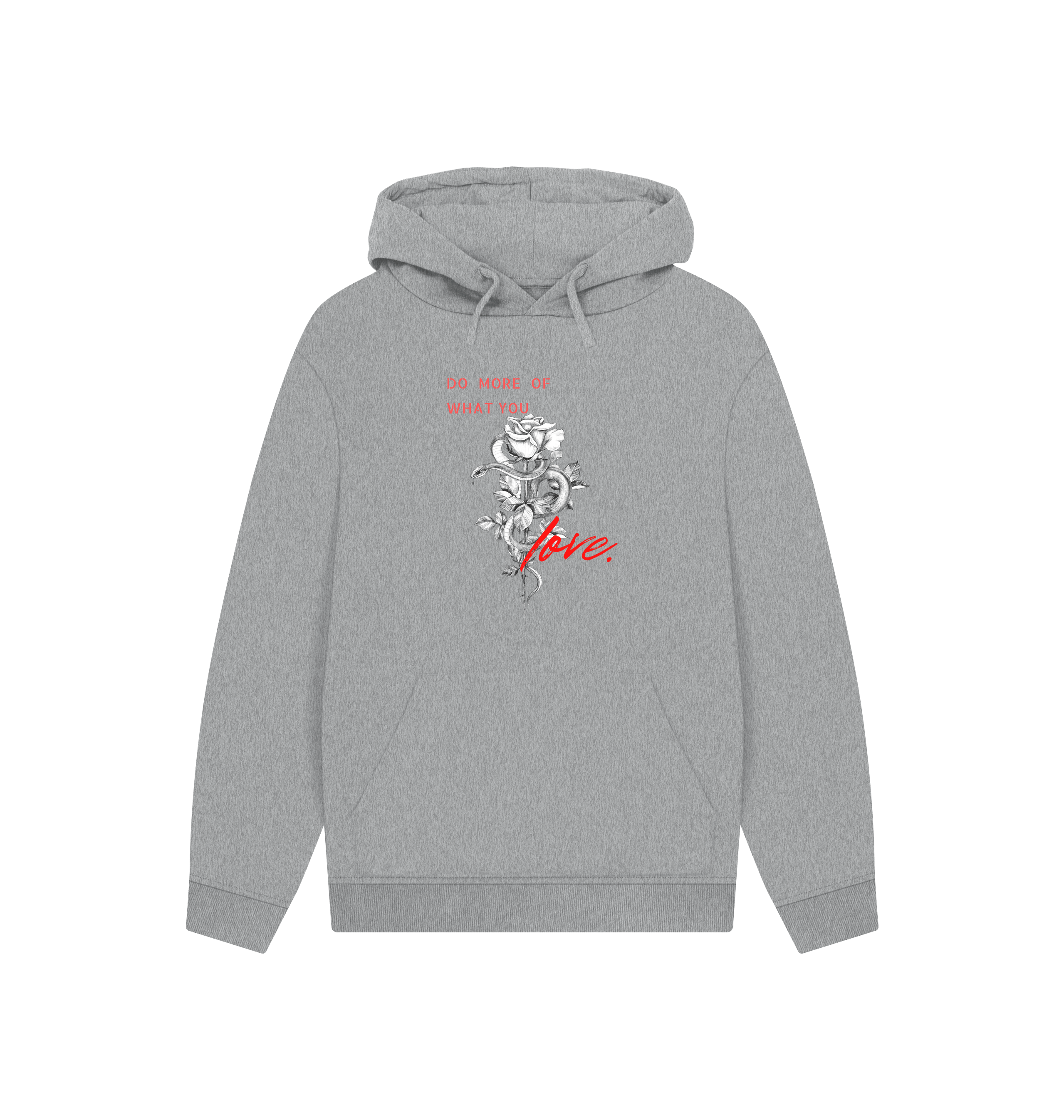 Athletic Grey Printed Hoody Front