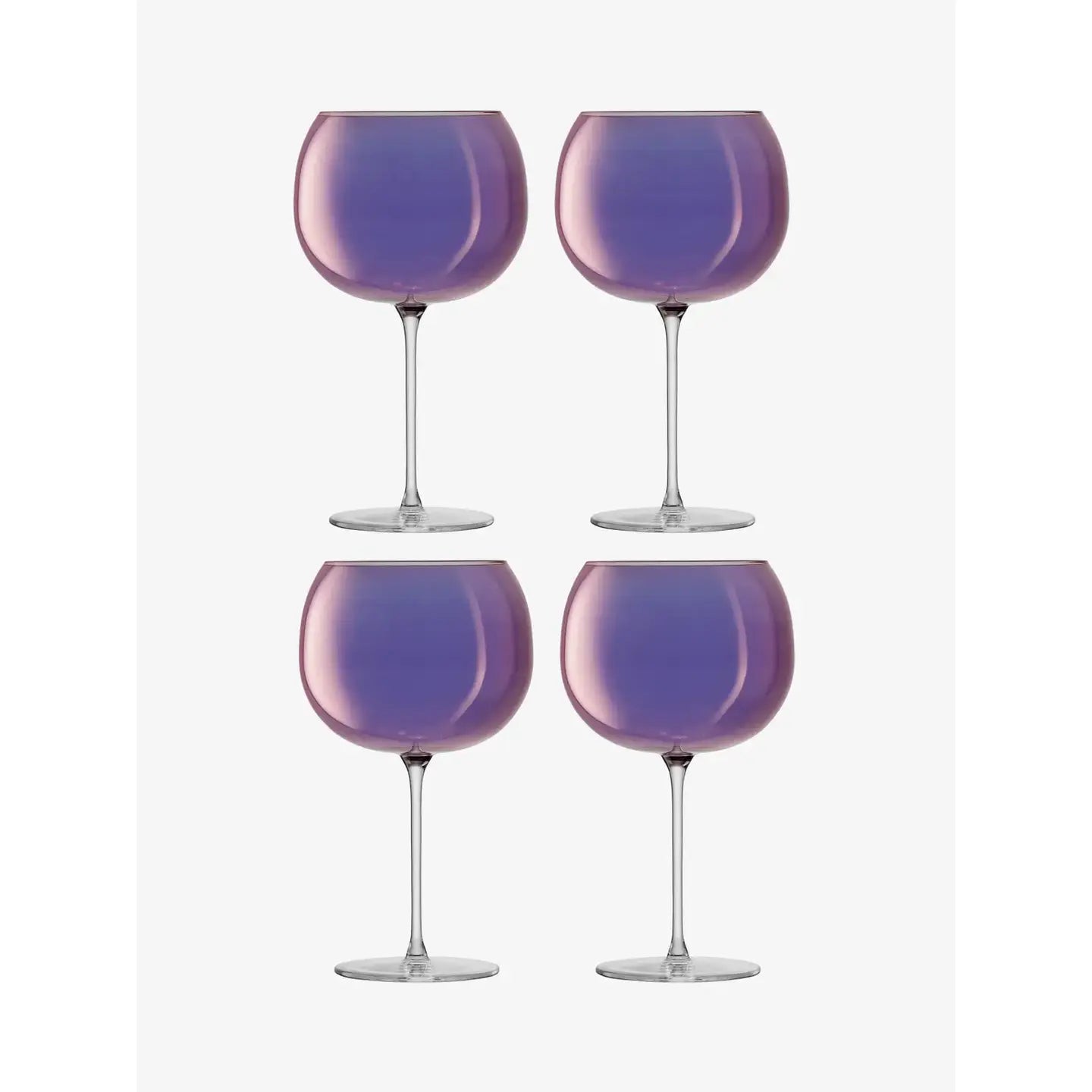 Aurora Balloon Glasses (set of 4) Iridescent