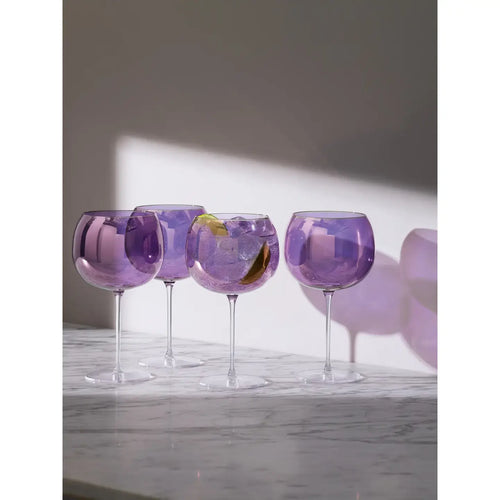 Aurora Balloon Glasses (set of 4) Iridescent