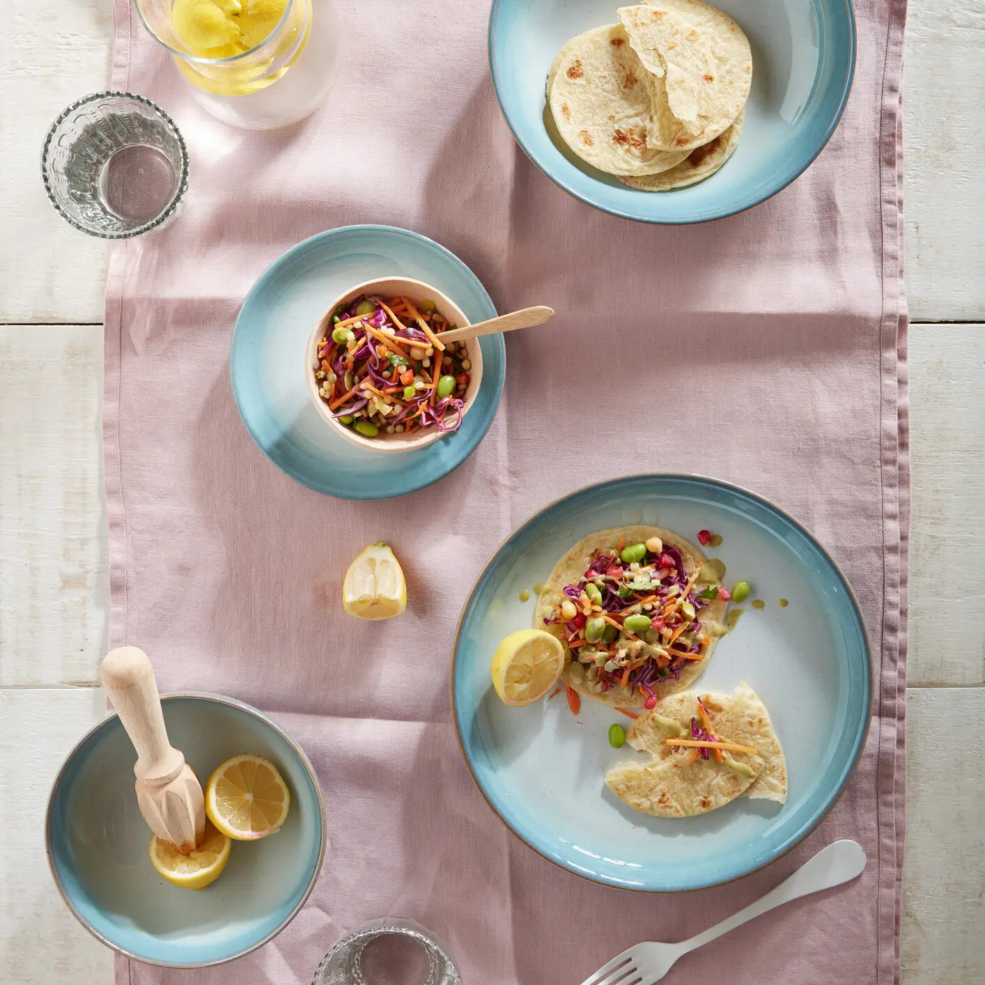 Azure Haze 12 Piece Tableware Set