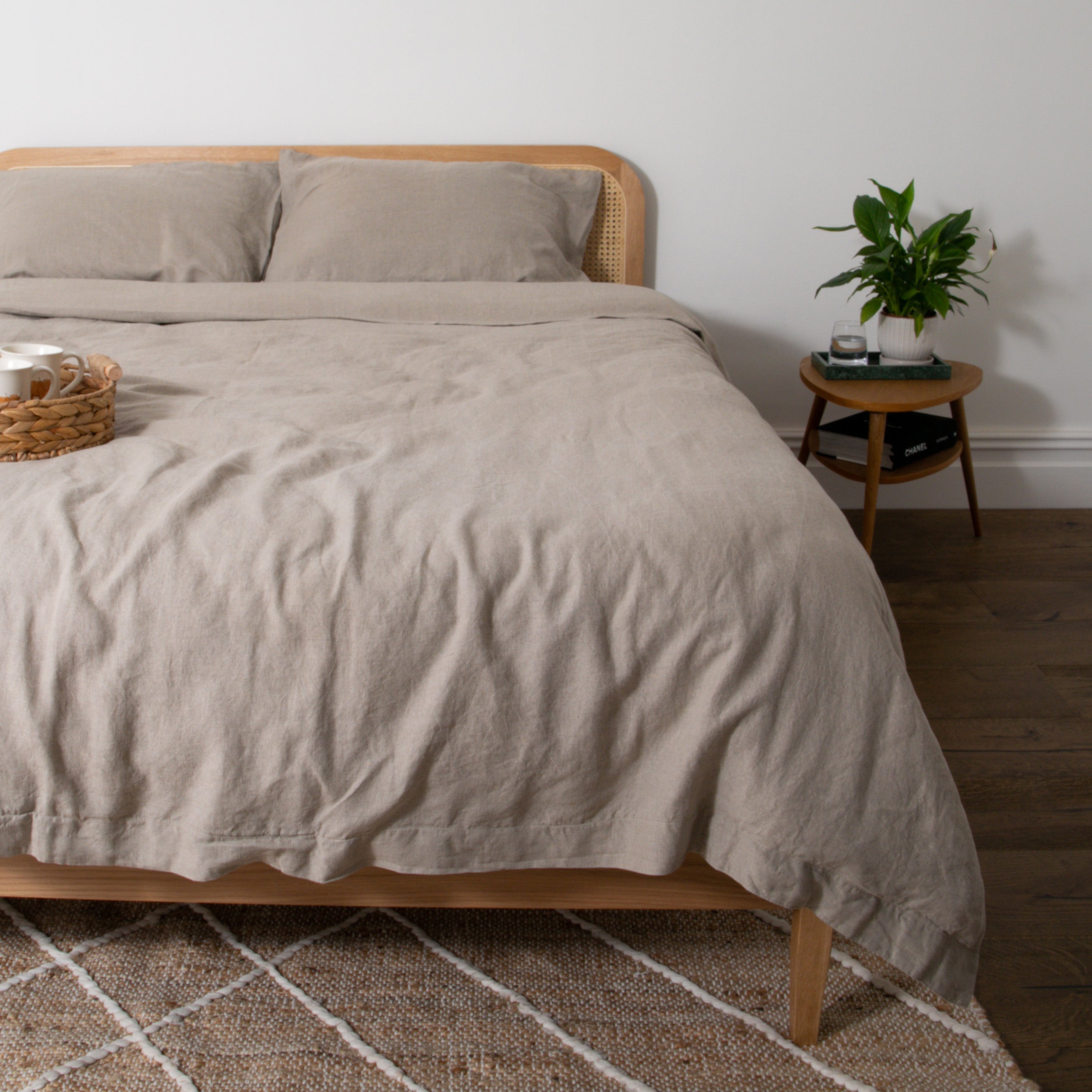 Natural 100% Linen Duvet Set
