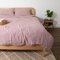 Blush Pink 100% Linen Duvet Set
