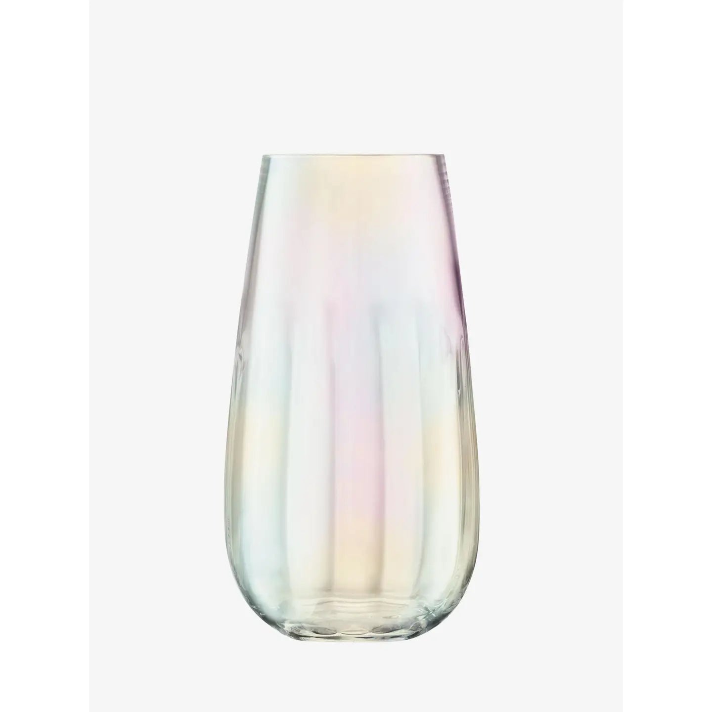 Mother of Pearl Vase H28 - Iridescent