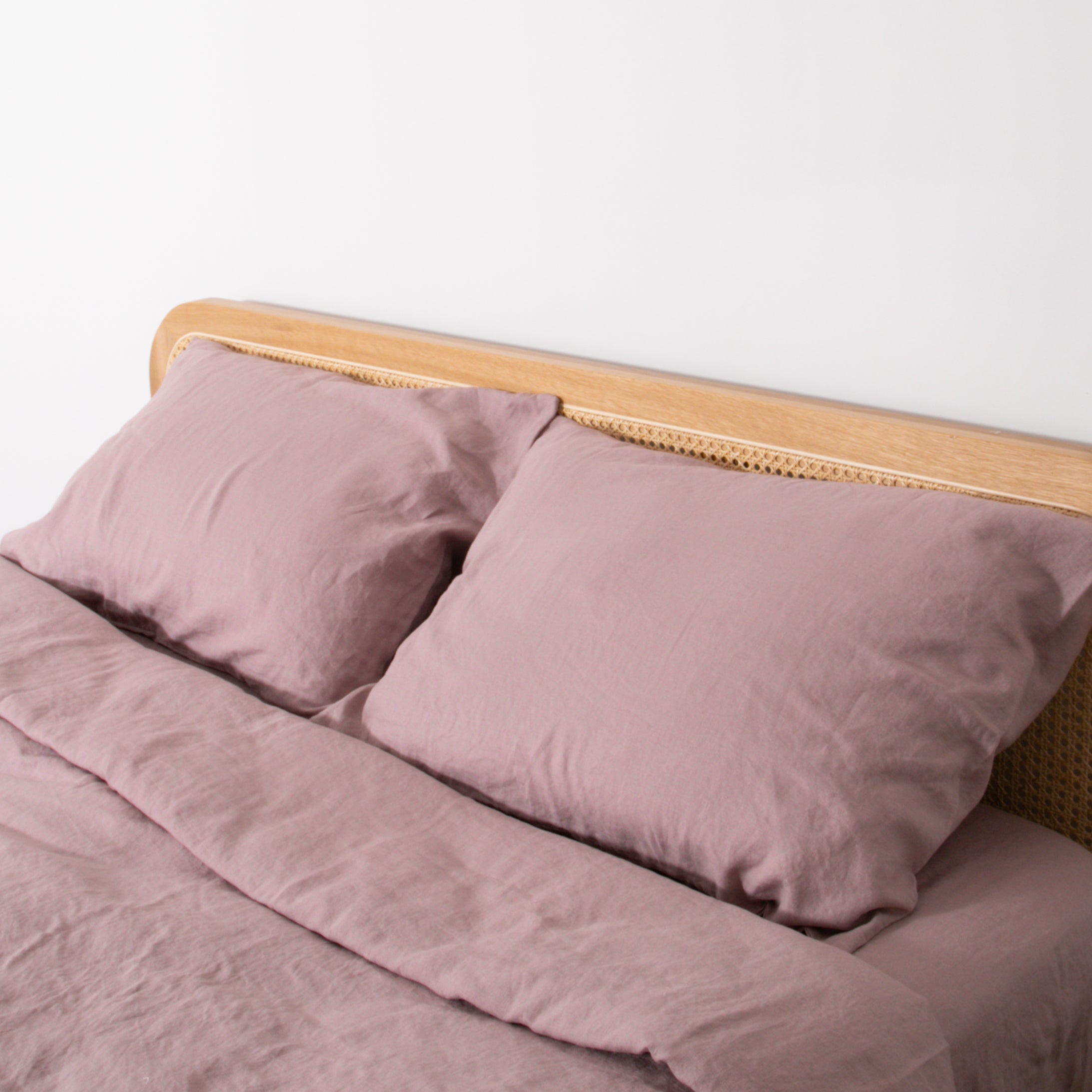 Blush Pink 100% Linen Duvet Set