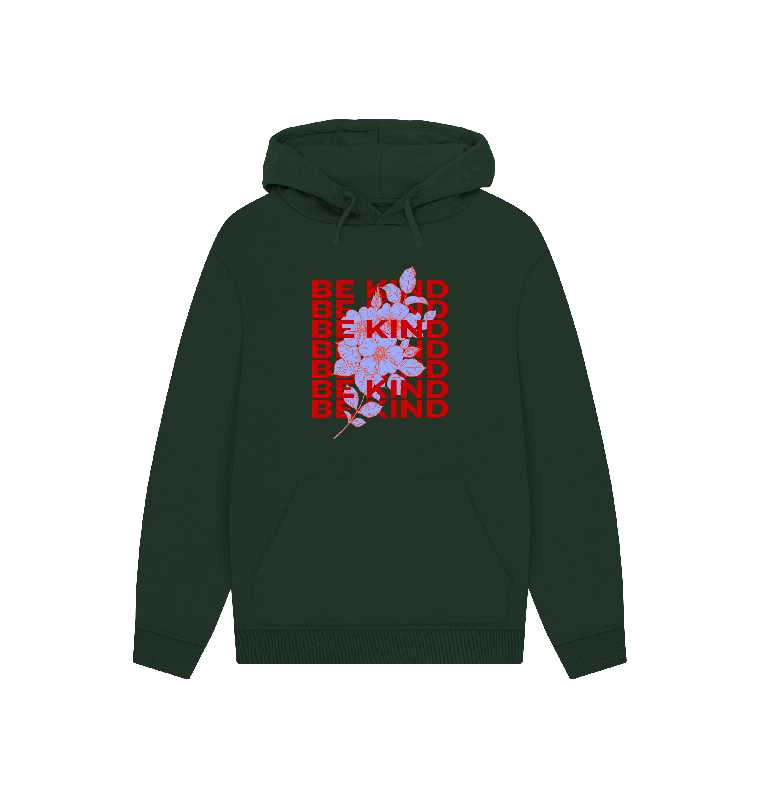 Evergreen Printed Hoody Front