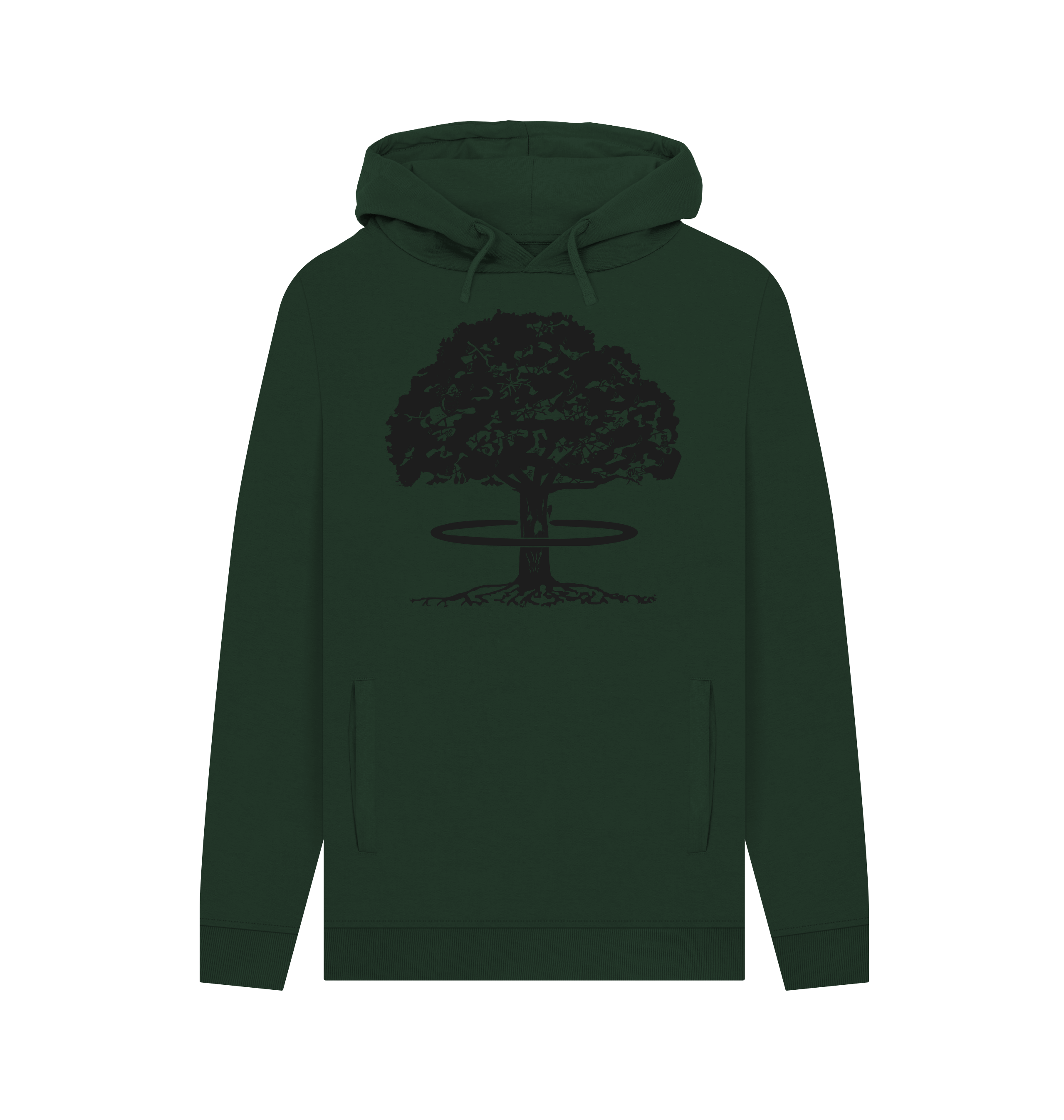 Evergreen Printed Hoody Front