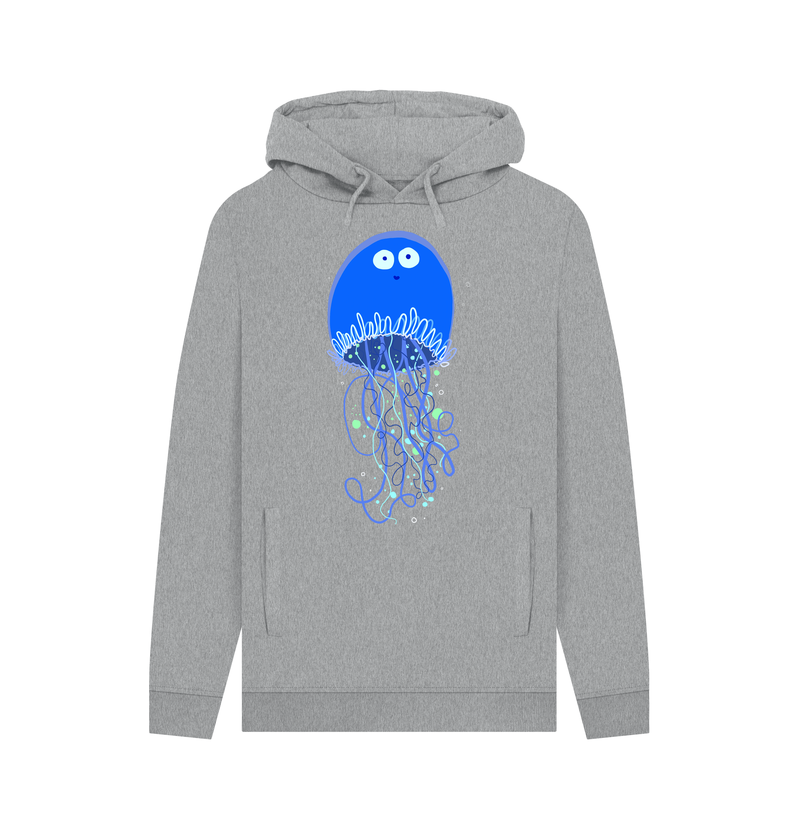 Light Heather Printed Hoody Front