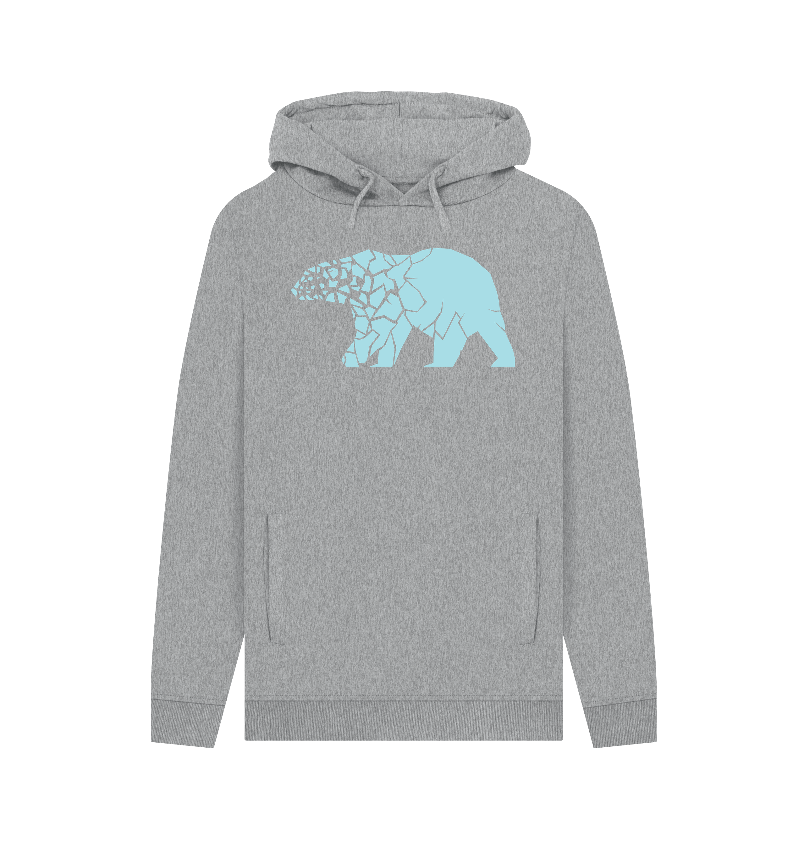 Light Heather Printed Hoody Front